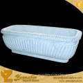 White Marble Bath Tub (SNK-164)